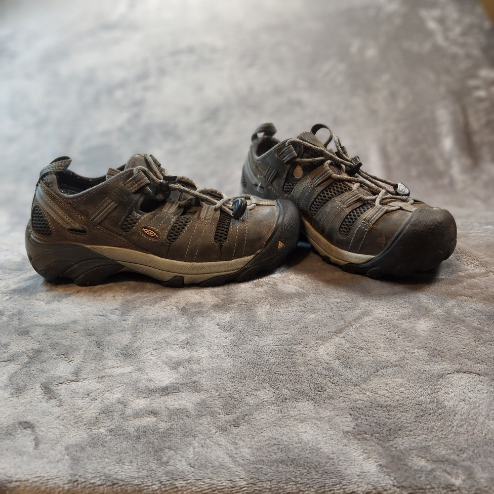 Keen Shoes Mens 9 Wide Gray Utility Atlanta Cool 2 ESD Steel Toe Work - Picture 3 of 9